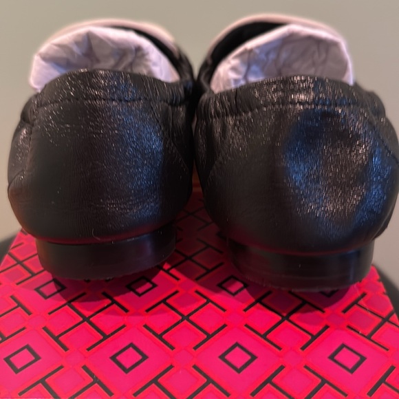 Tory Burch Black and White Loafers - Picture 5 of 5